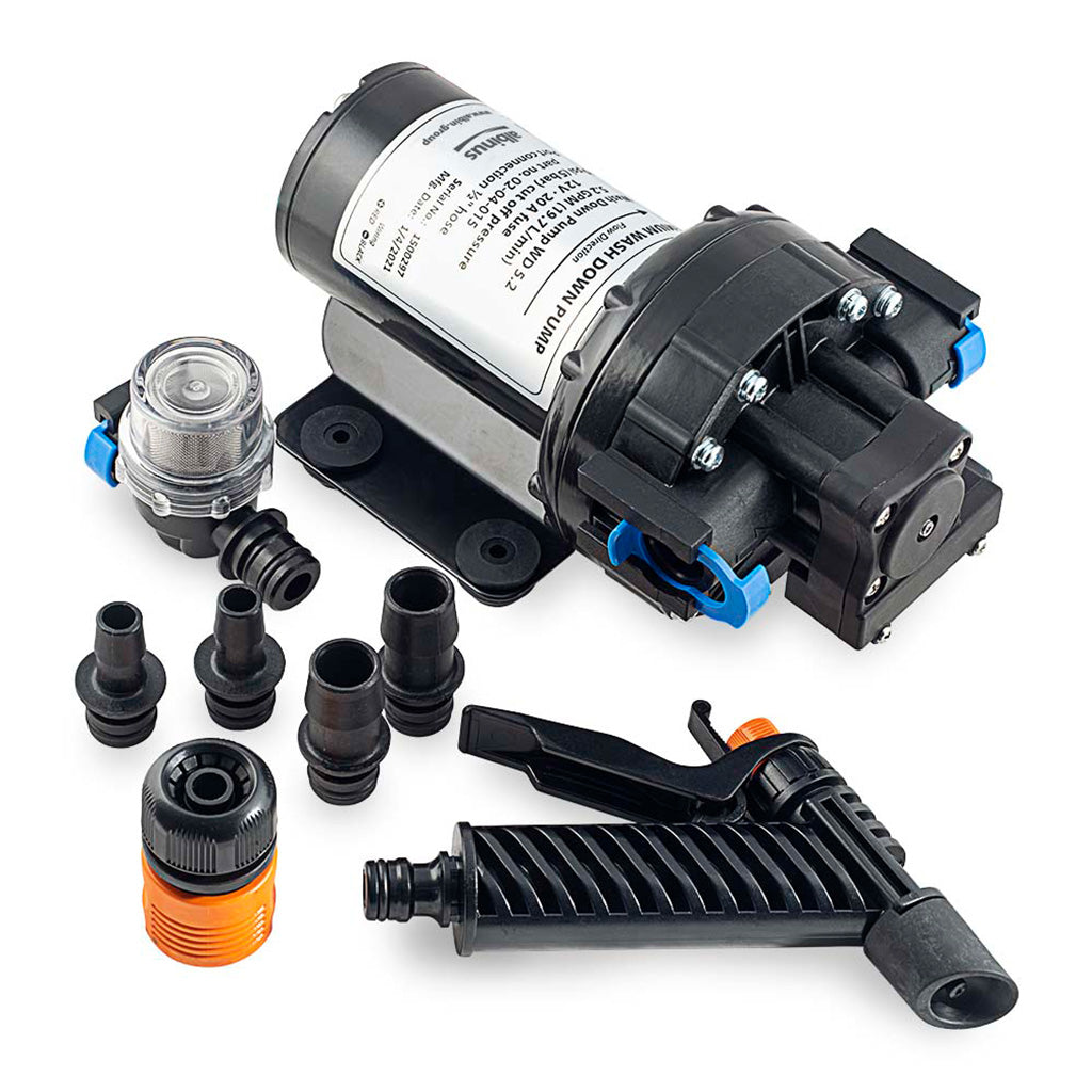 Albin 12V boat wash down pump 20L/min marine deck wash pump