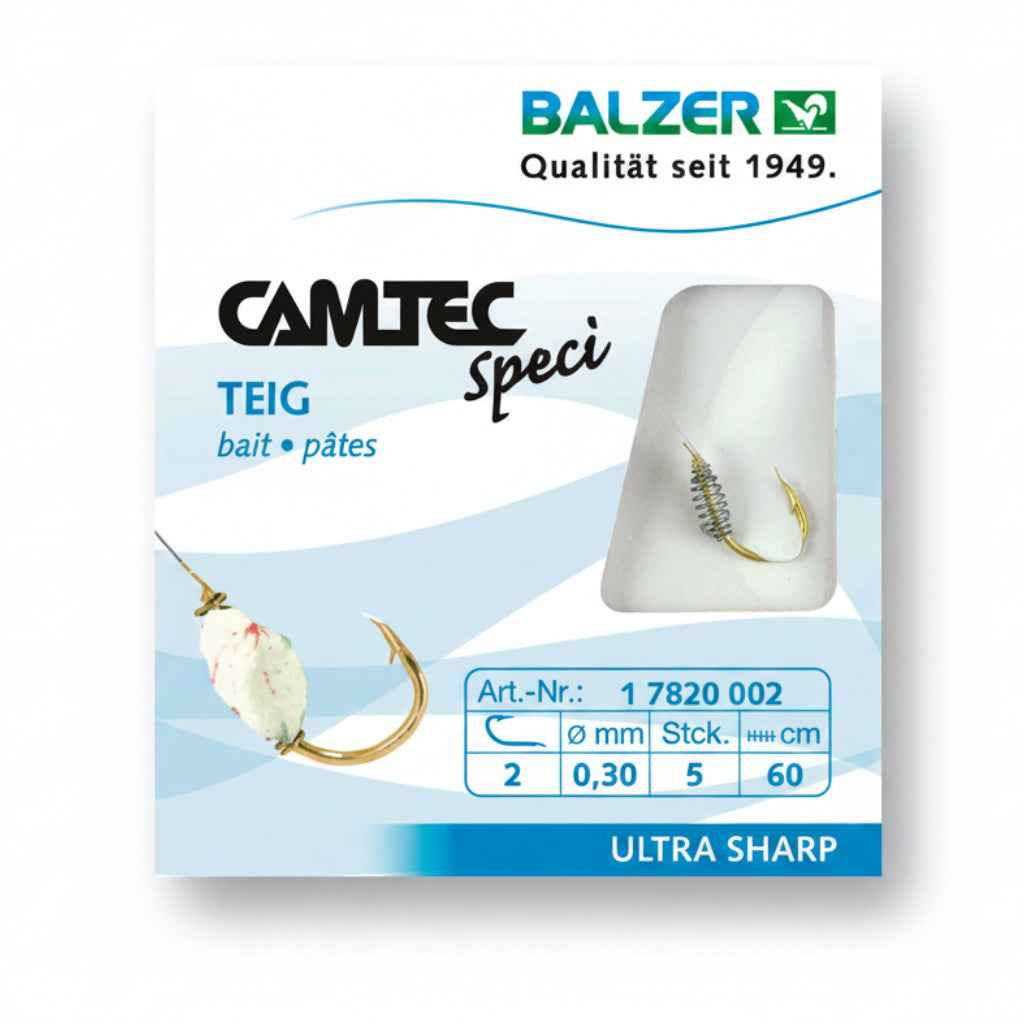 Balzer CamTec Dough Hook with Spiral – 60cm Leader
