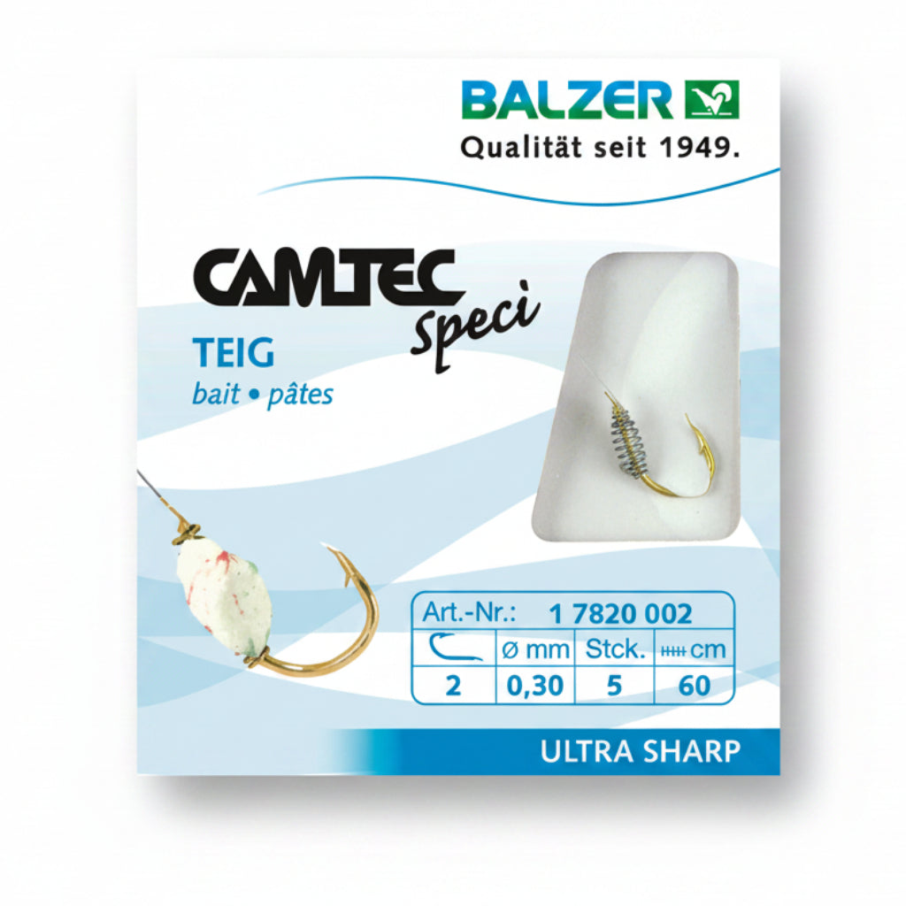 Balzer CamTec Dough Hook with Spiral – 60cm Leader
