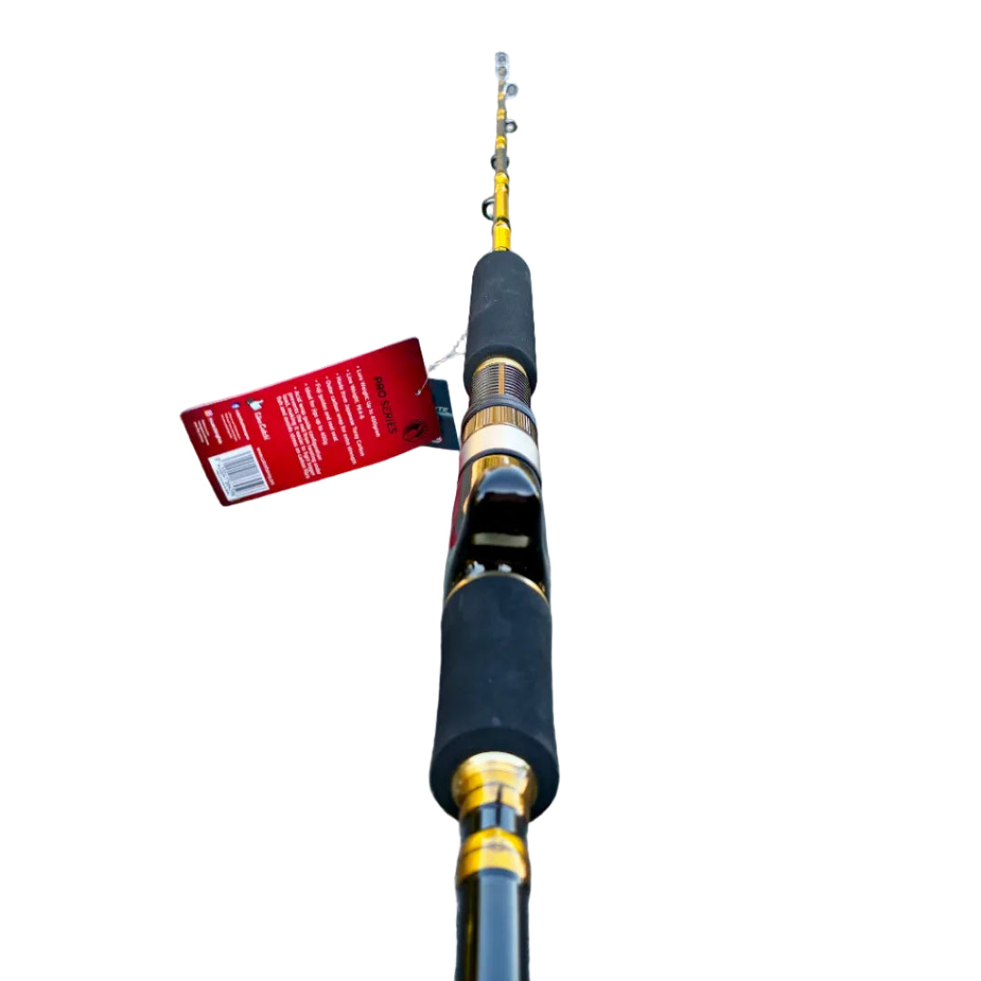 acid wrap jiggin rod twisted guides