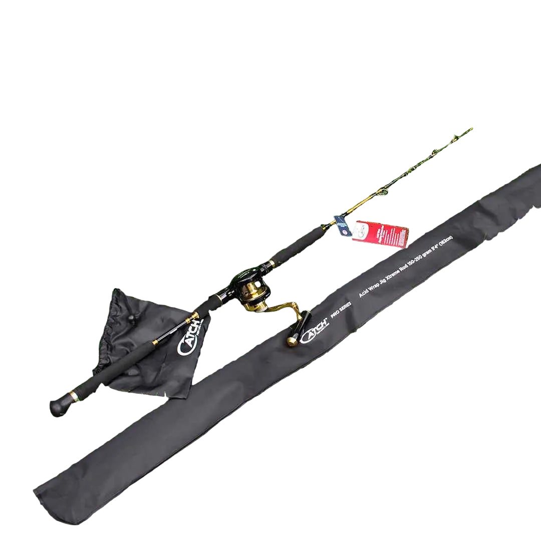 Catch Acid Wrap Xtreme jigging rod 150-250g with Fuji guides