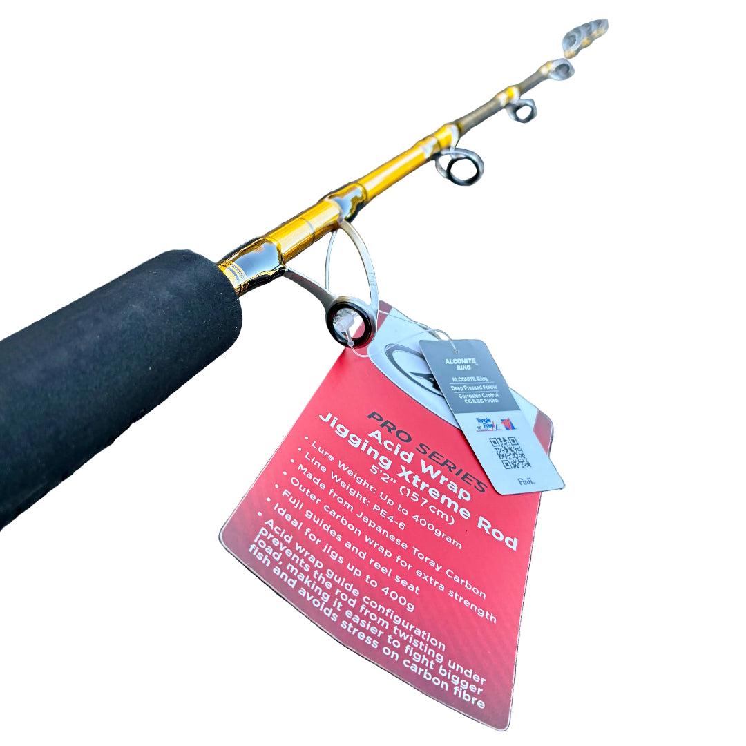 Catch Pro Series Xtreme jigging rod Fuji guides designed for PE6-PE10 braid