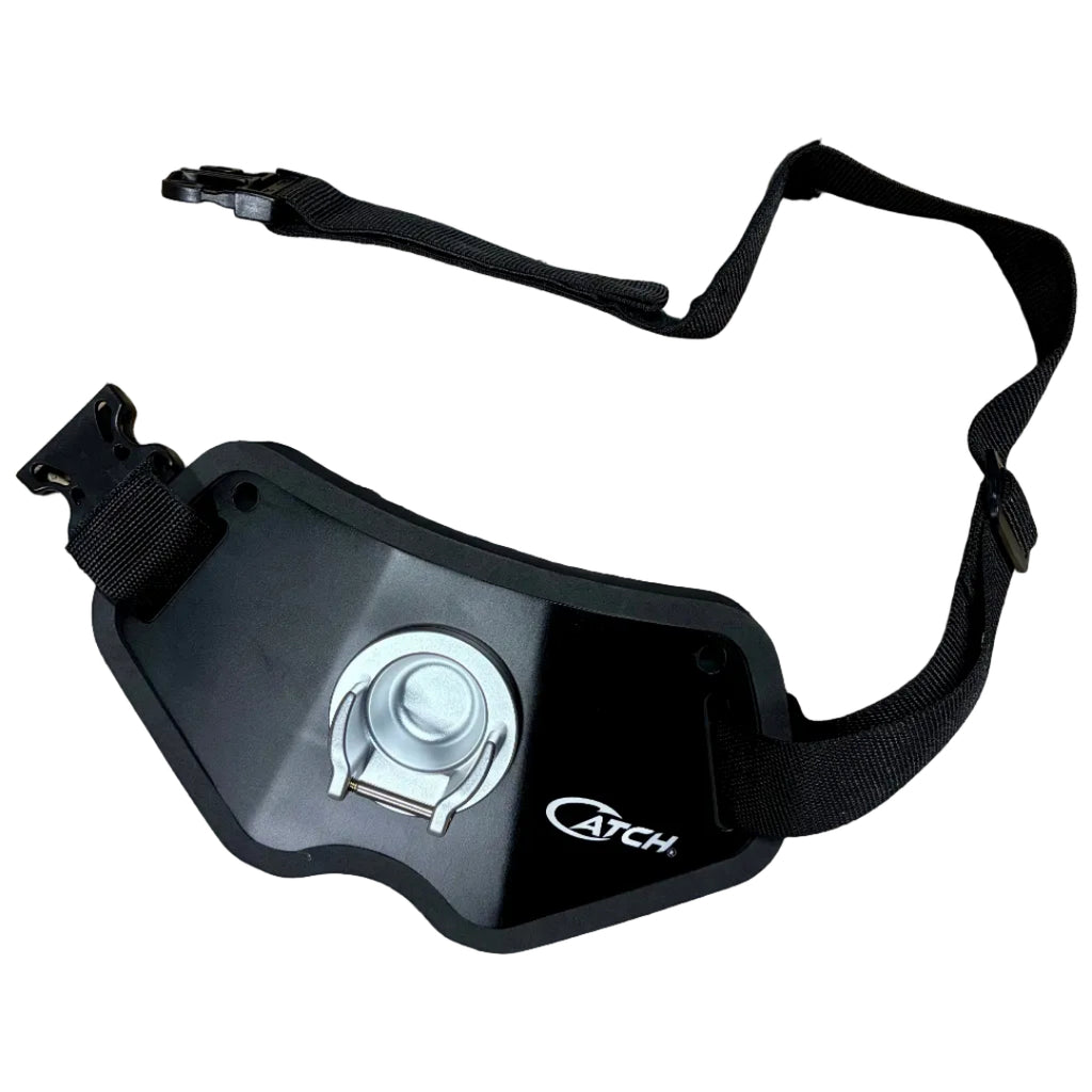 top view of catch gimbal belt