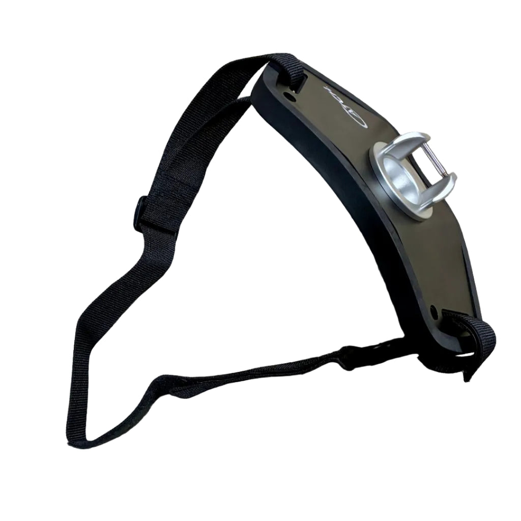 view from above of catch fishing gimbal belt
