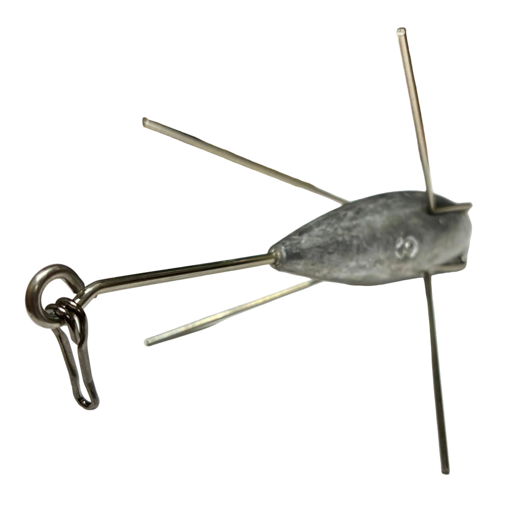 surfcasting break out sinker with inova rhino clip