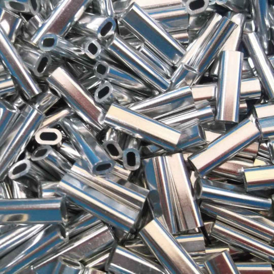 Alloy Fishing Crimps Size F 1.7mm – Bulk Pack 1000