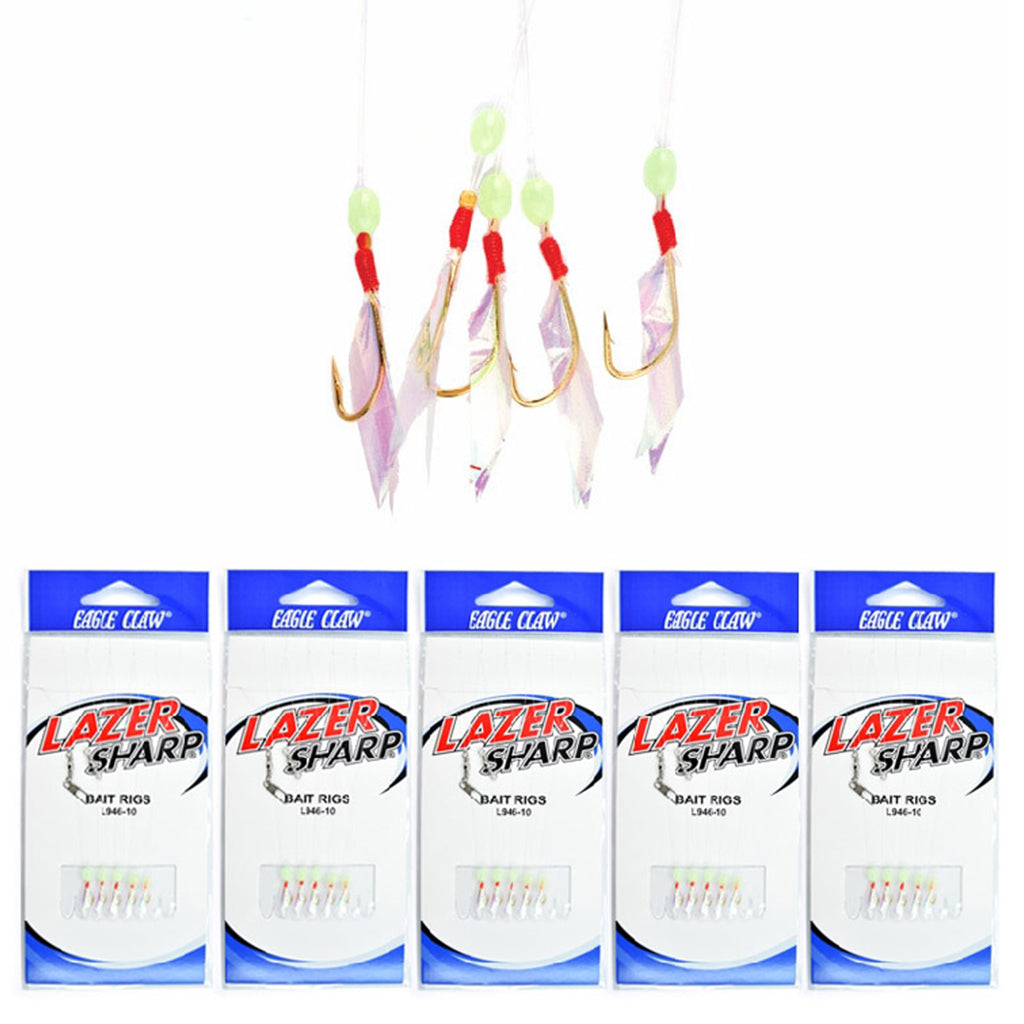 Lazer Sharp Sabiki Bait Rig – Live Bait Rig NZ | Sizes 2–10 – Lure Me