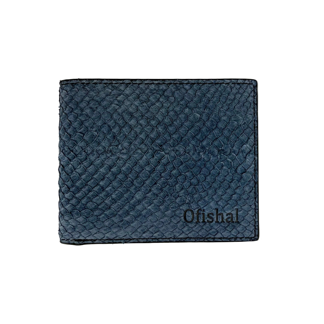 Fish Leather Bifold Wallet – Premium Fishing Gift