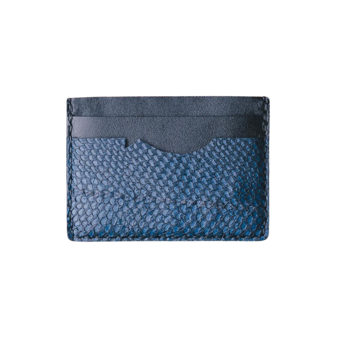 ofishal fish leather card holder wallet