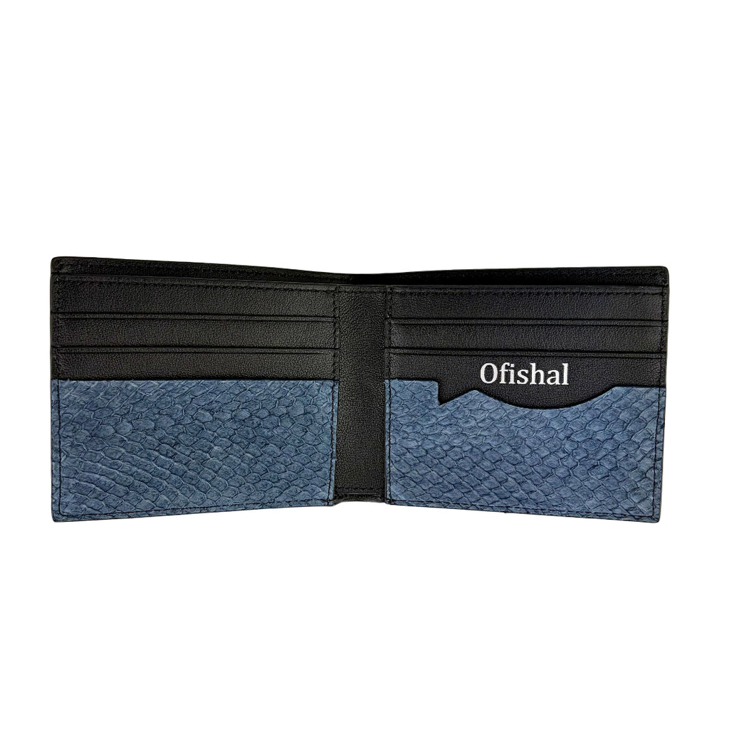 Fish Leather Bifold Wallet – Premium Fishing Gift