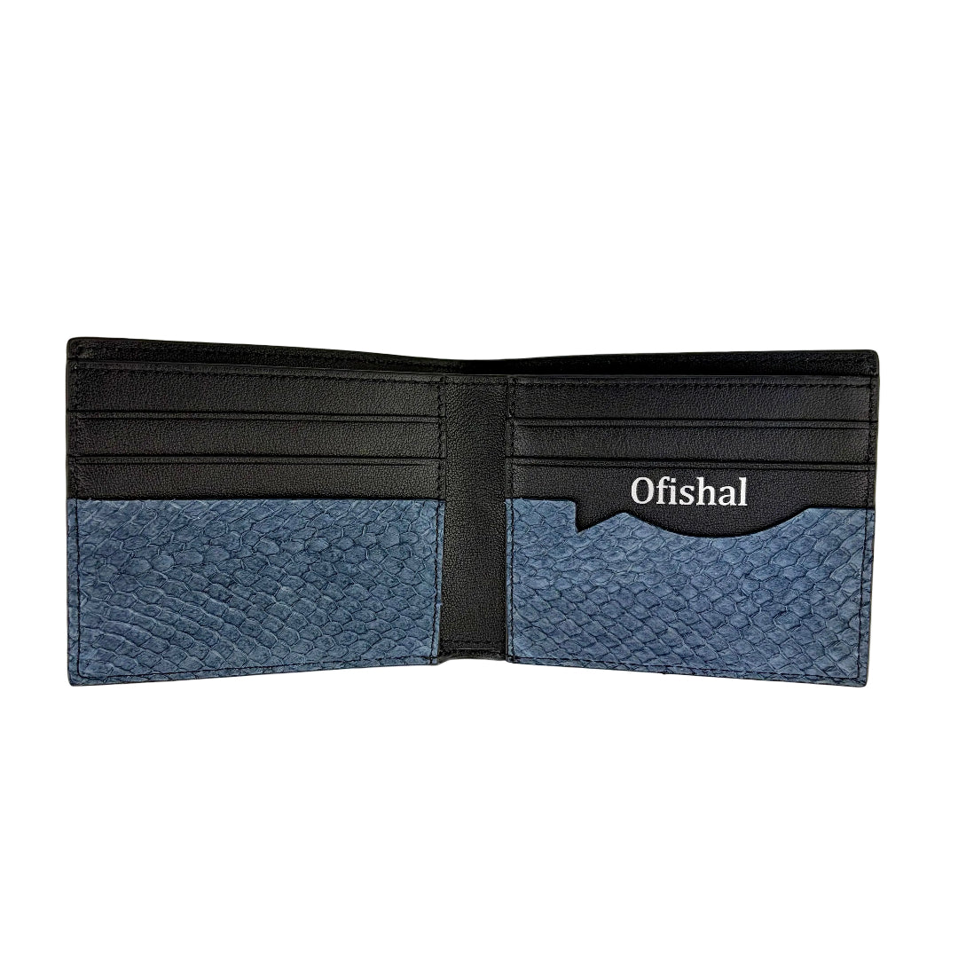 Fish Leather Bifold Wallet – Premium Fishing Gift