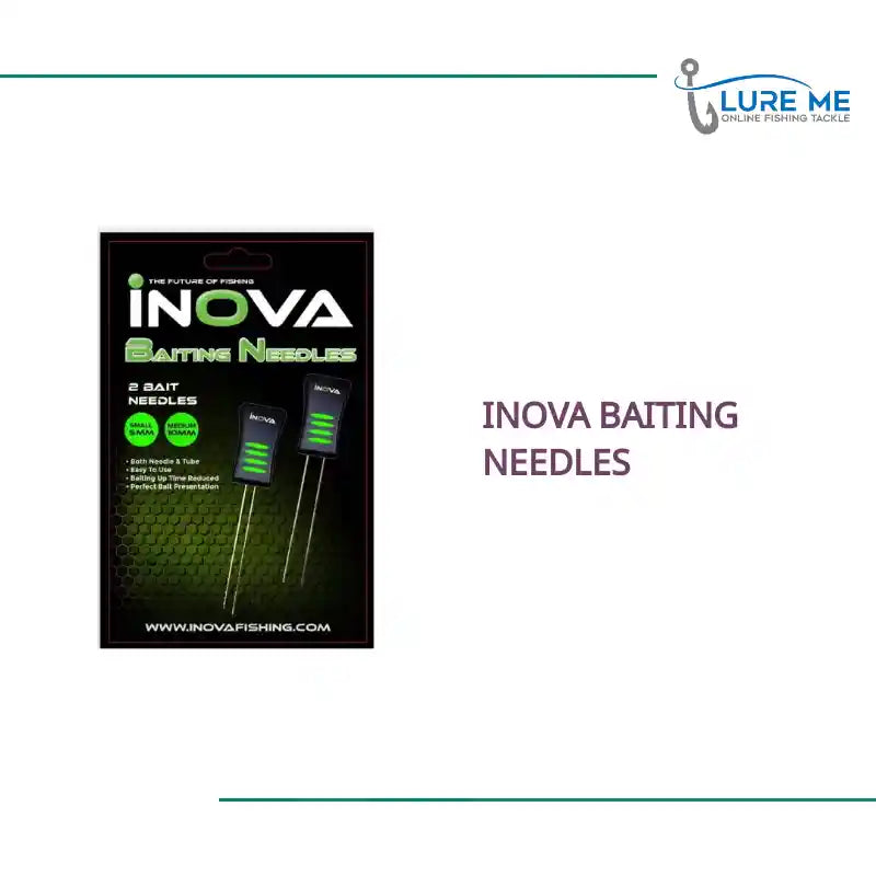 INOVA Baiting Needles Twin Pack | Stainless Steel Fishing Bait Needles by@Outfy