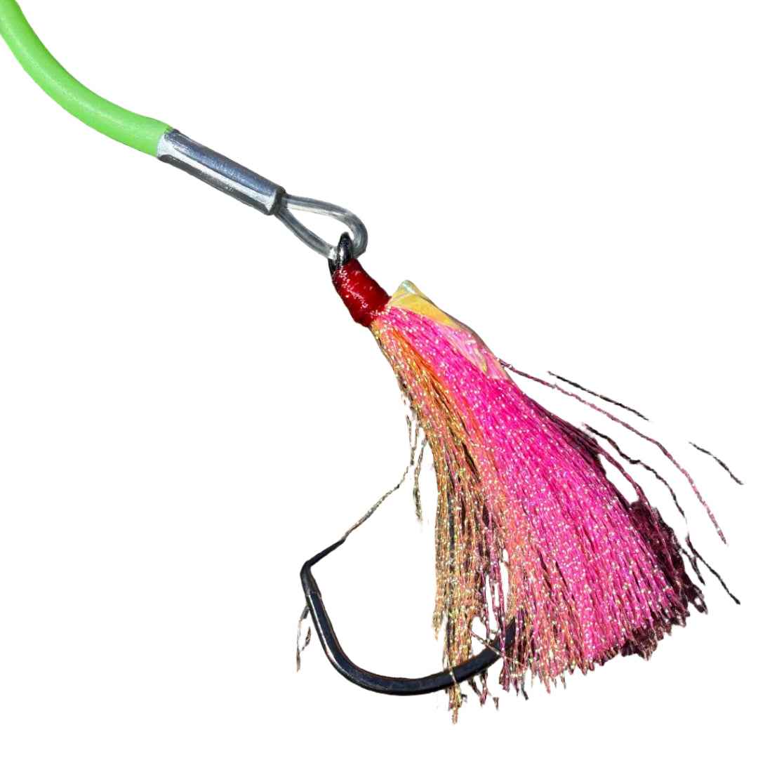 SnapperTackle Premium Puka Rig – Orange/Pink 10/0