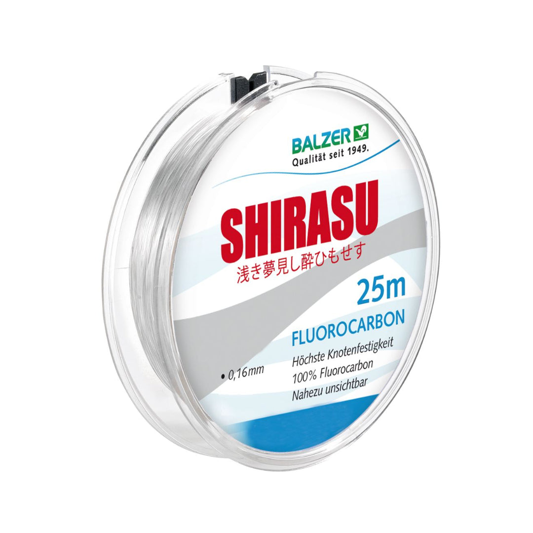 Balzer Shirasu 100% Fluorocarbon Leader Line 25m