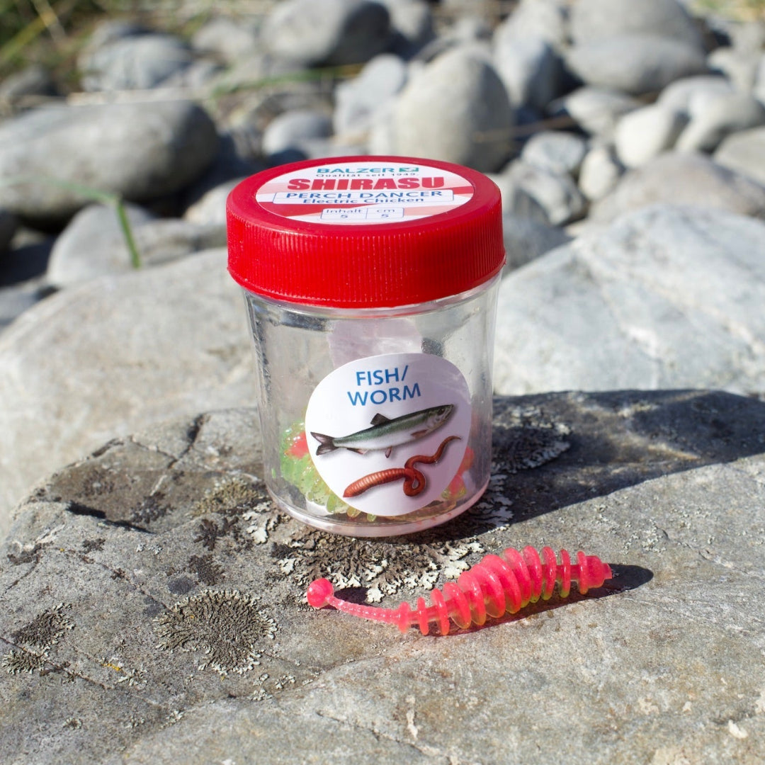 Balzer Scented Soft Bait Worms – Floating Perch Dancer 5cm & 7cm
