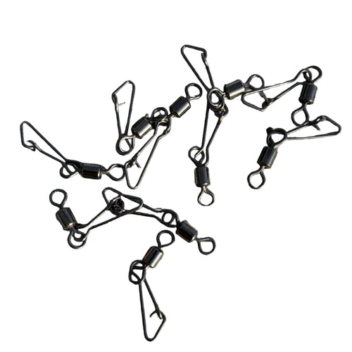 snap link rolling swivels jig head clips