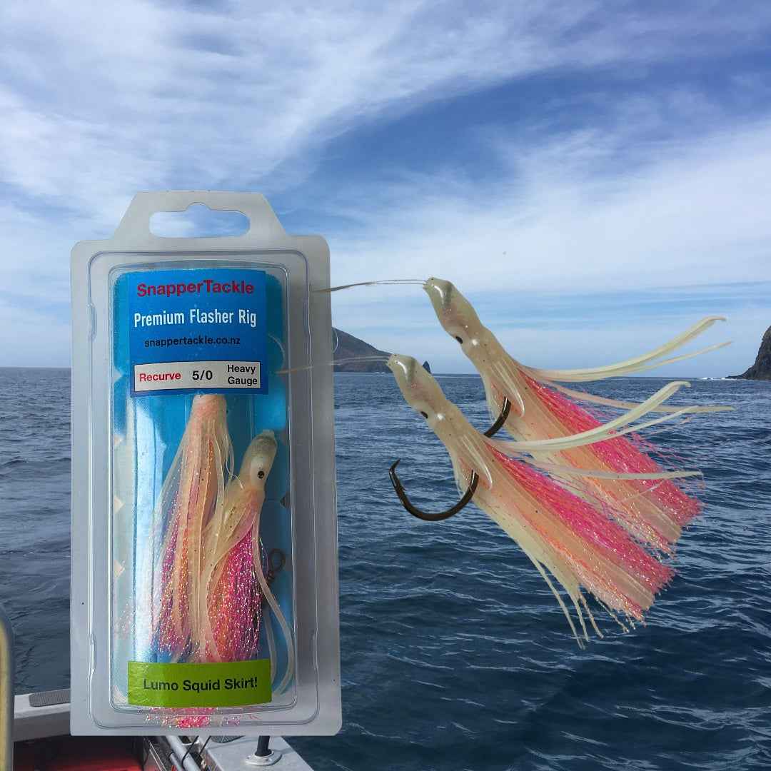 SnapperTackle Octo-Flasher Rig – Luminous Squid Skirts