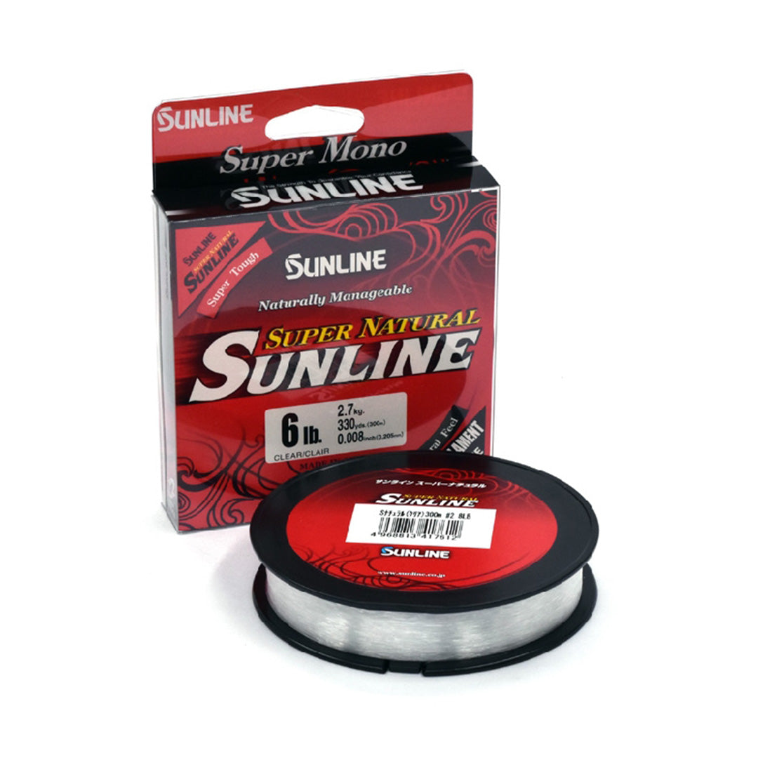 6lb Sunline Super Natural Clear Mono Fishing Line