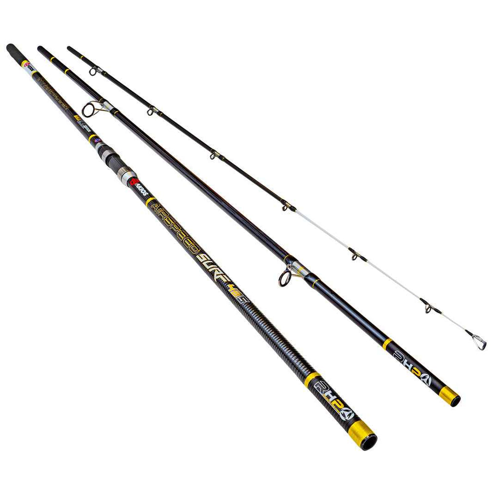 Akios AirSpeed Surf 435 MKII Black Edition Surf Rod 14ft 5in 3 Piece 100-220 gram