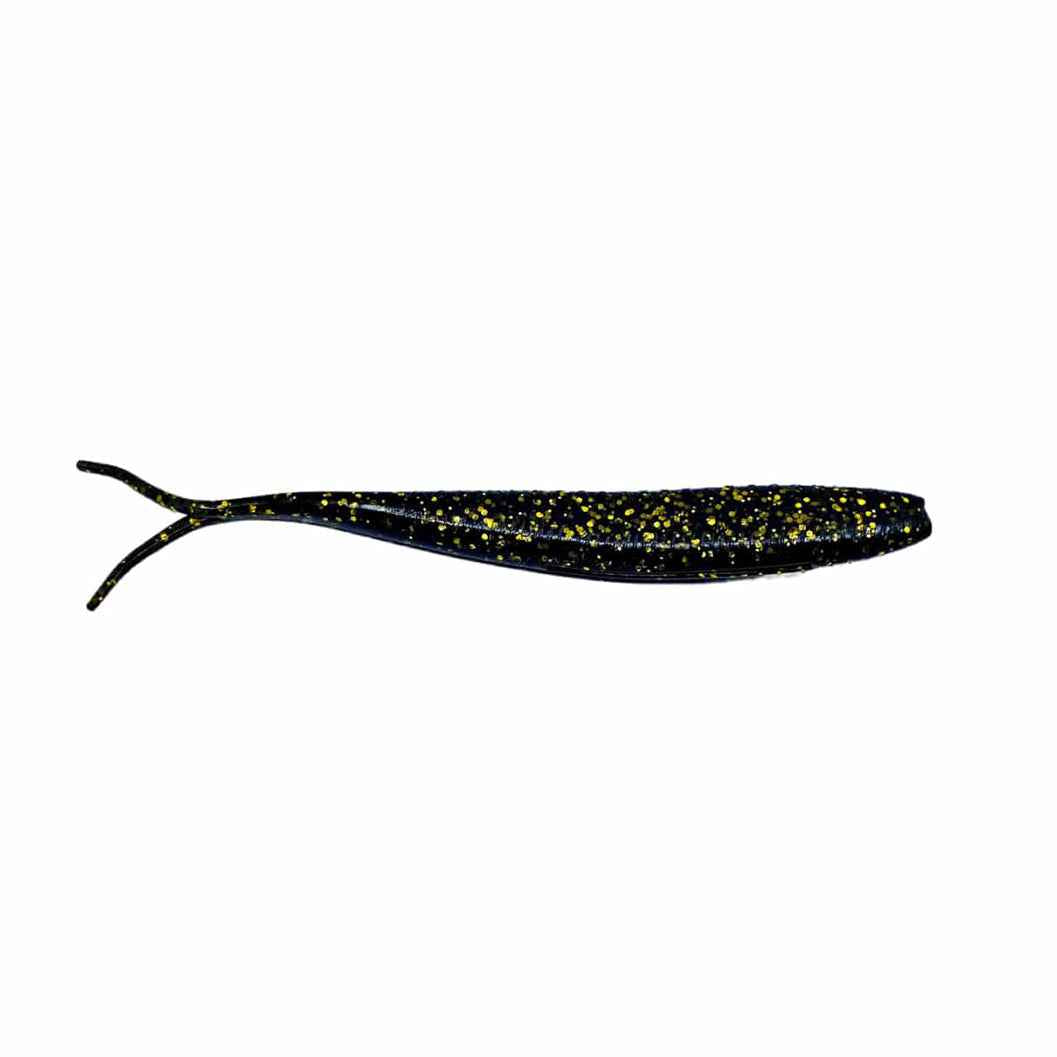 Catch Black Label Livies Softbait 5 or 7" Jerkshad - Black Ninja