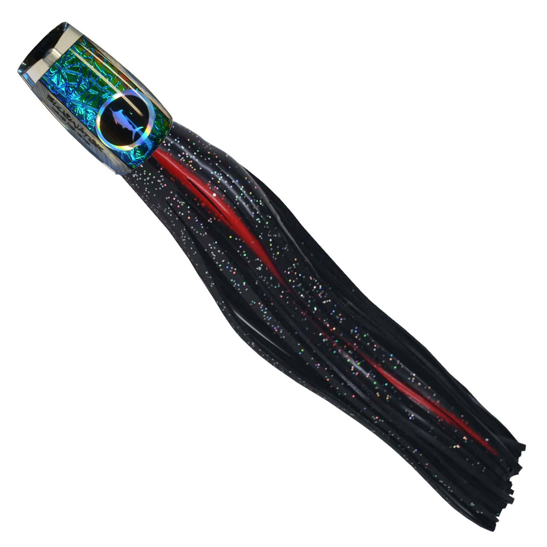Black and Red Bluewater Trolling Skirted Game Fishing Lure