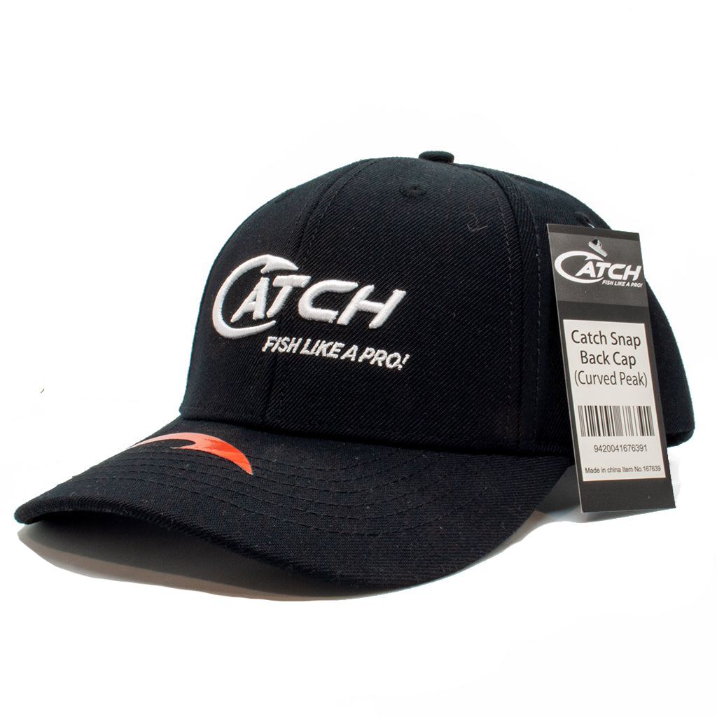 Catch Snap Back Cap With Curved Peak