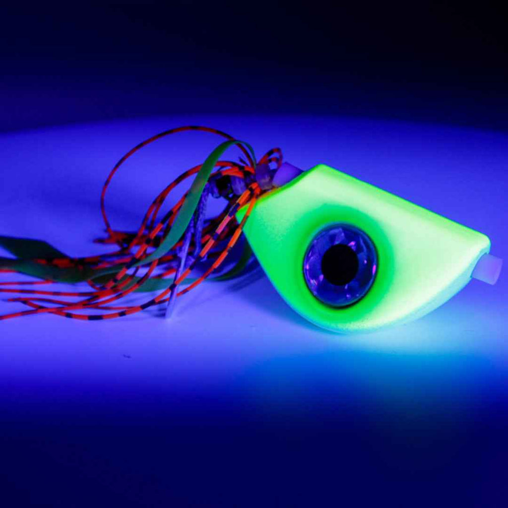 Catch Beady Eye Kabura Jig in Chartreuse with Glow and UV (60-150g)