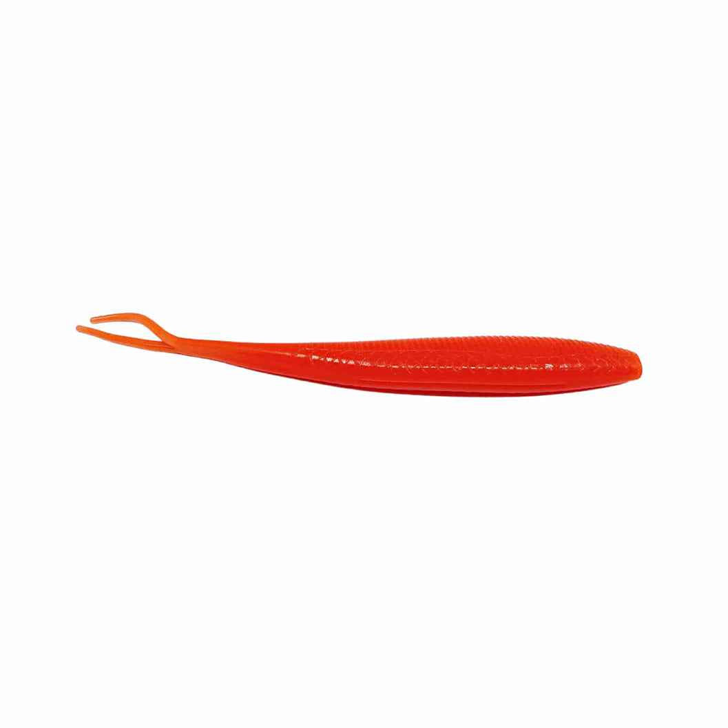Catch Black Label Livies Softbait 5 or 7" Jerkshad - Orange Ochre
