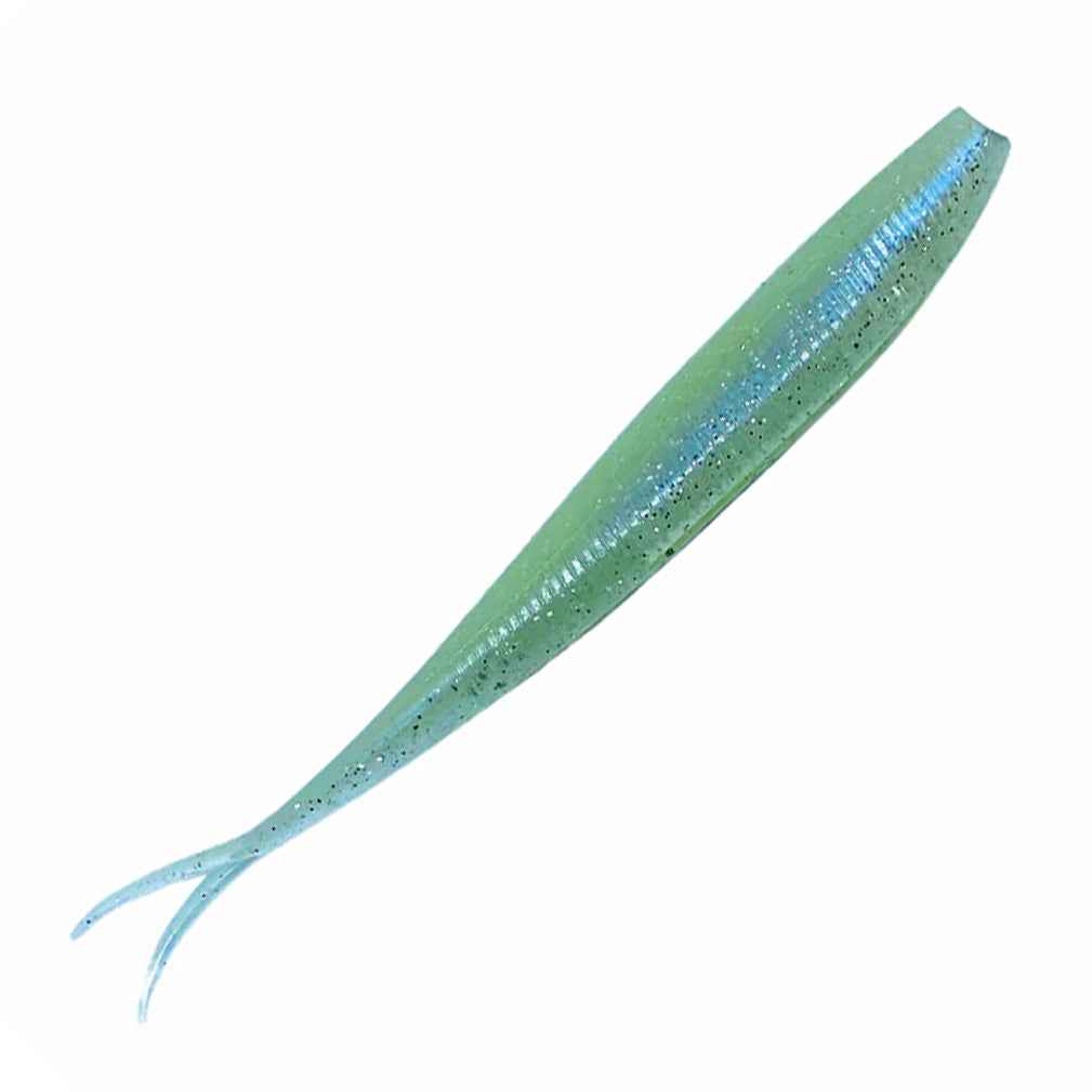 Catch Black Label Livies Softbait 5 or 7" Jerkshad - White Warrior Glow