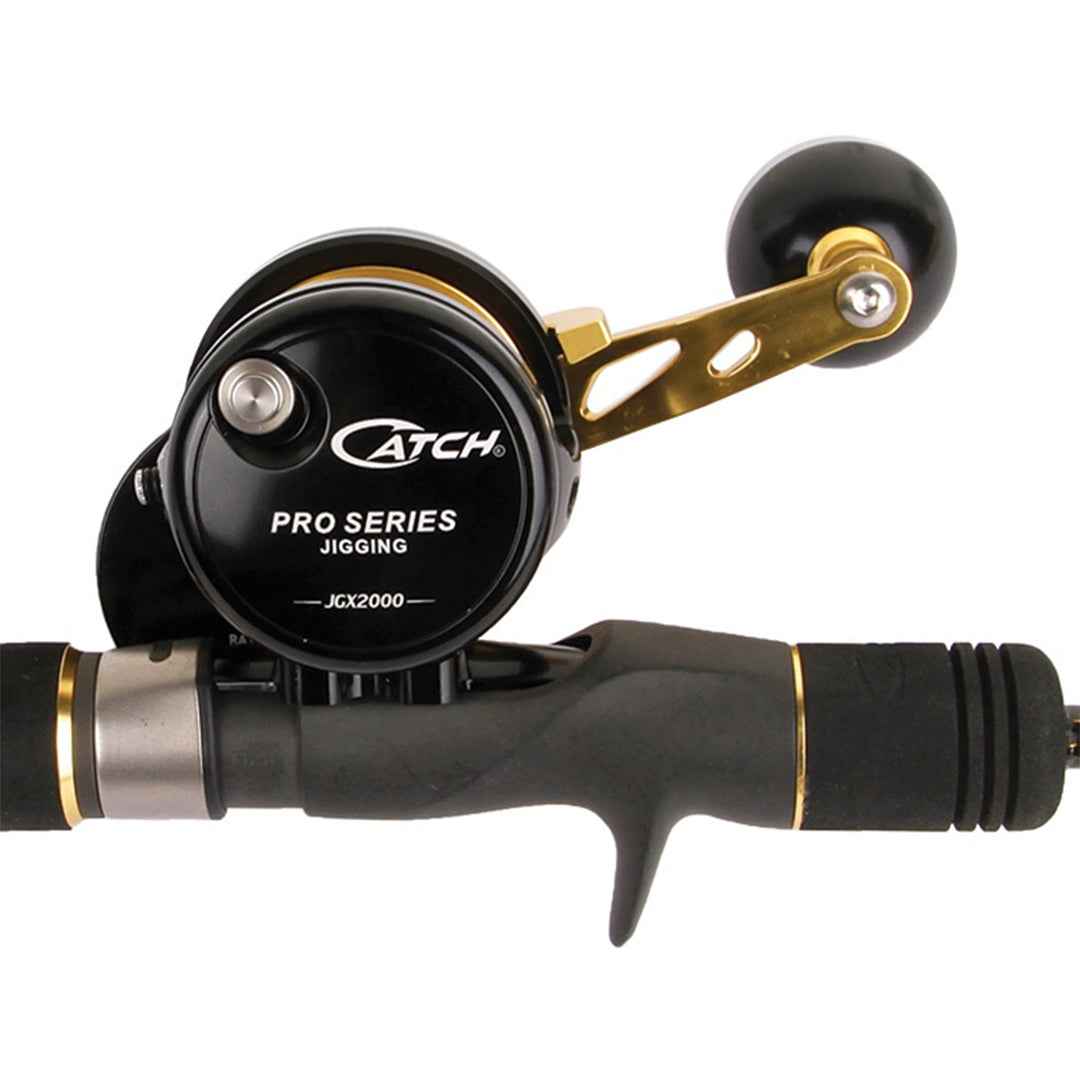 Catch JGX2000 + Kensai Slow Pitch Jigging Combo 20kg Drag 6ft 3in 1 Piece 80-150 gram