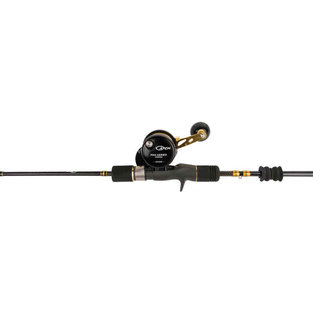 Left Handed Catch JGX2000 + Kensai Slow Pitch Jigging Combo 20kg Drag 6ft 3in 1 Piece 80-150 gram