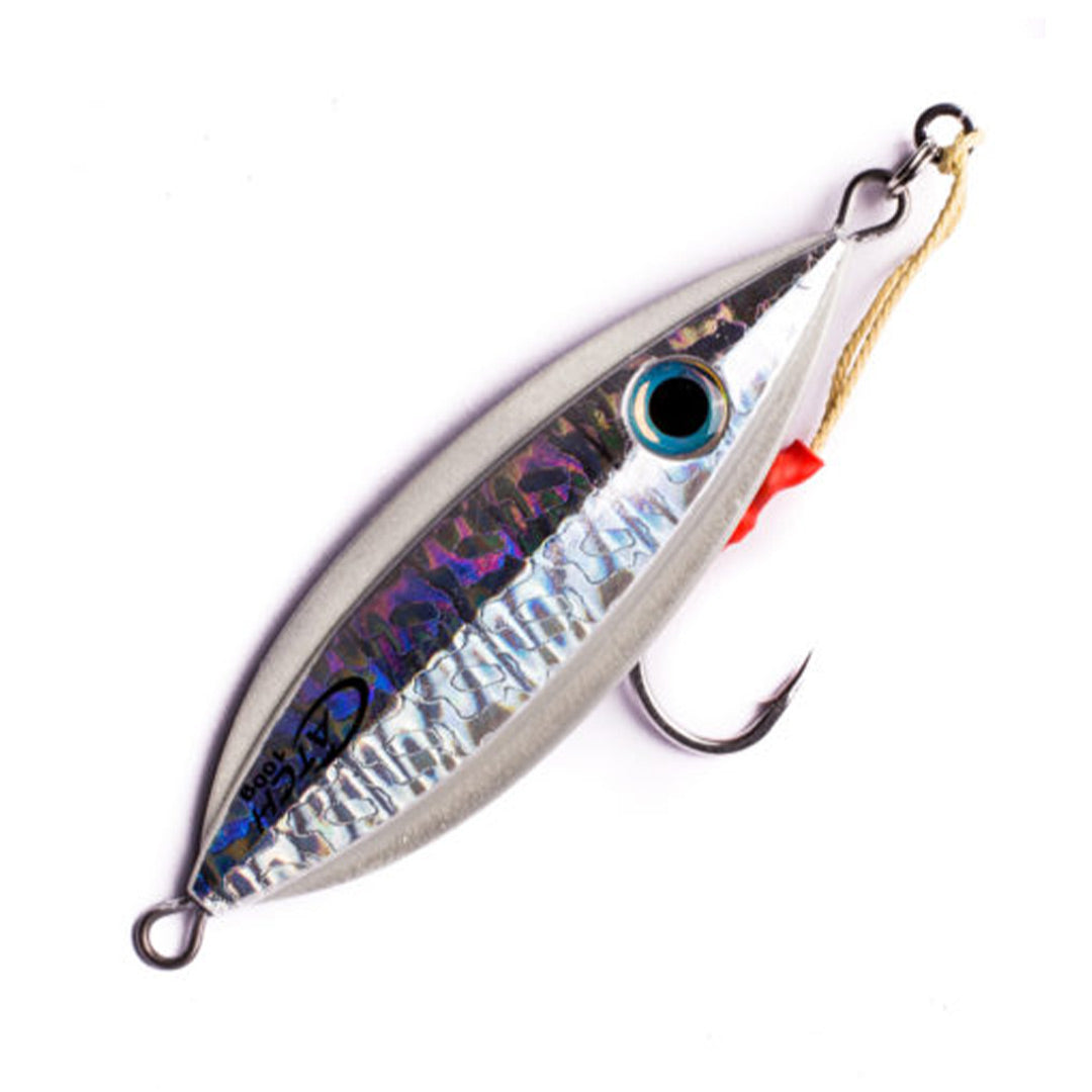 Catch Slow Pitch Jig the Boss in Silver White Warrior Finish