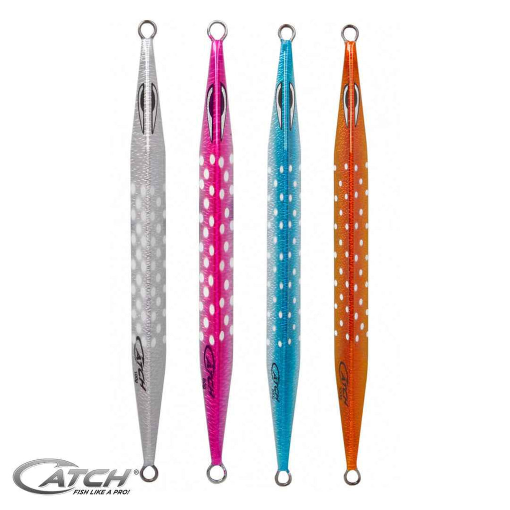 Catch Double Trouble Jig in White Warrior (60g-300g