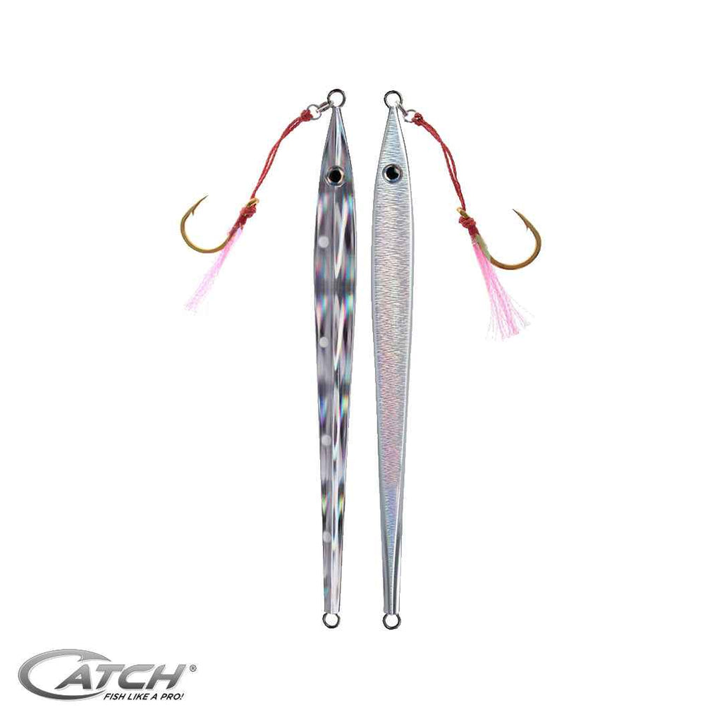 Catch Long John Slider White Warrior  Mechanical Jig (150-300g)