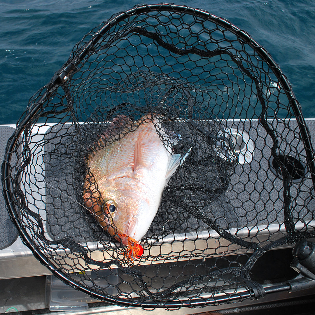 Rubber Fishing Landing Net  Catch Telescopic and Folding Landing