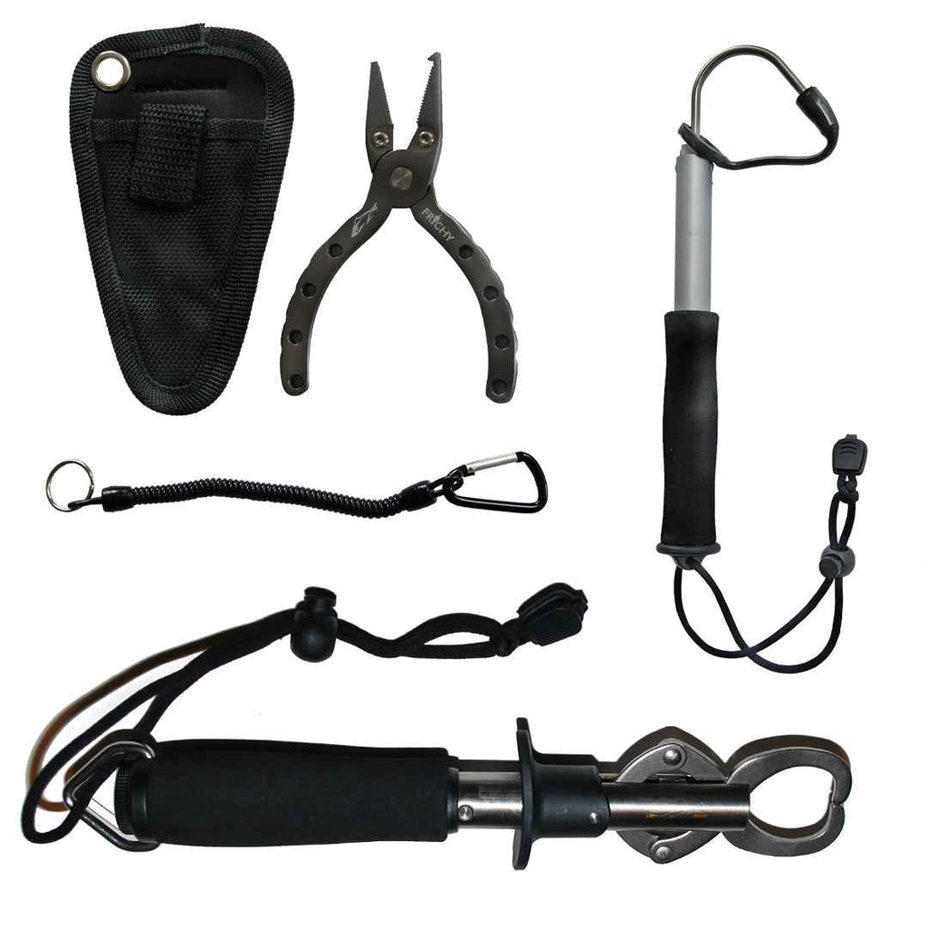 Fishing Pliers + Lip Grip + Gaff Package Deal