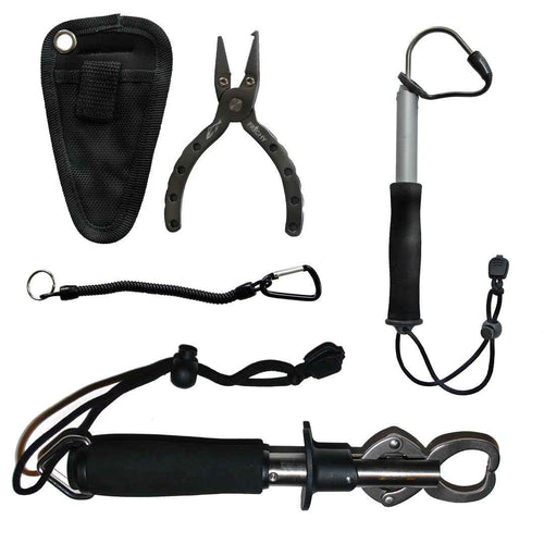 Fishing Pliers + Lip Grip + Gaff Package Deal