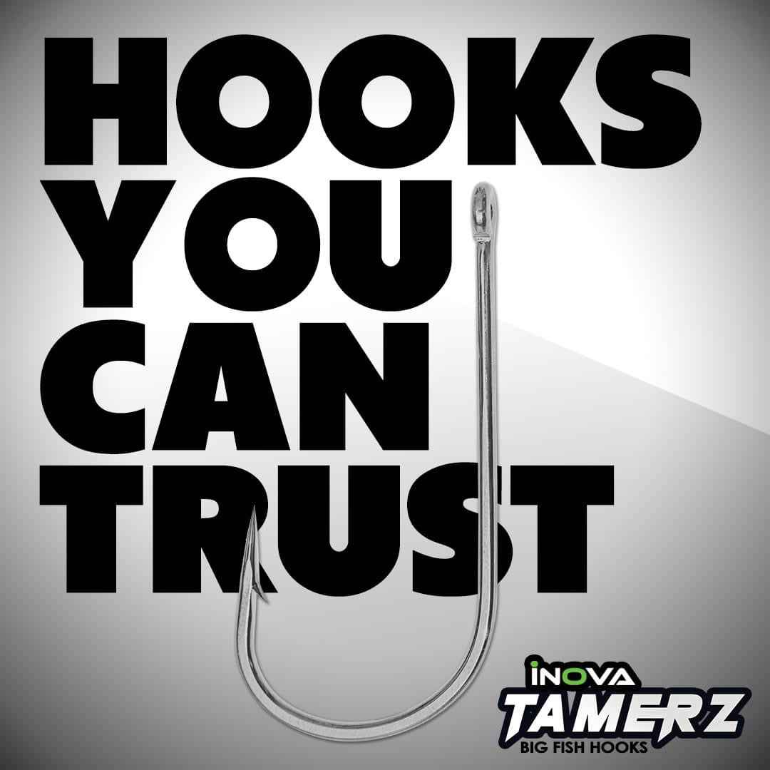 Inova Kamisori Tamerz Wide Gape Fishing Hook – Premium Japanese Steel, Razor Sharp, Extra Strong