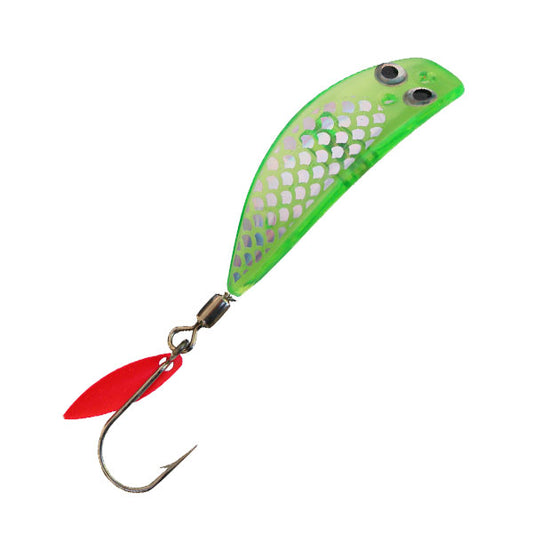 Trout Killer Trolling Lure - Holographic Chartreuse - LURE ME - Online Fishing Tackle.