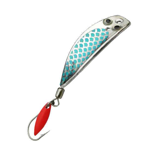 Trout Killer Trolling Lure - Blue Holographic Chrome