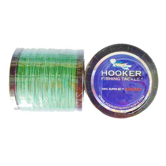 Hooker Tackle Green Fishing Braid