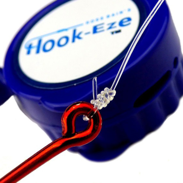 Large Hook Eze Fishing Knot Tying Tool - Reef and Blue Water Twin Pack in Blue - LURE ME - Online Fishing Tackle.