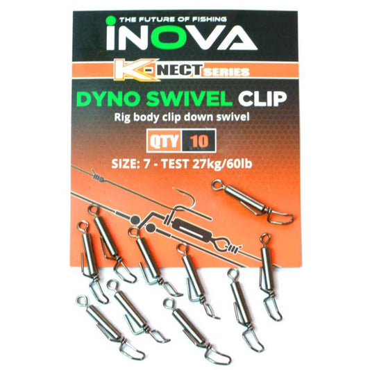 INOVA Dyno Swivel Clip - LURE ME - Online Fishing Tackle.