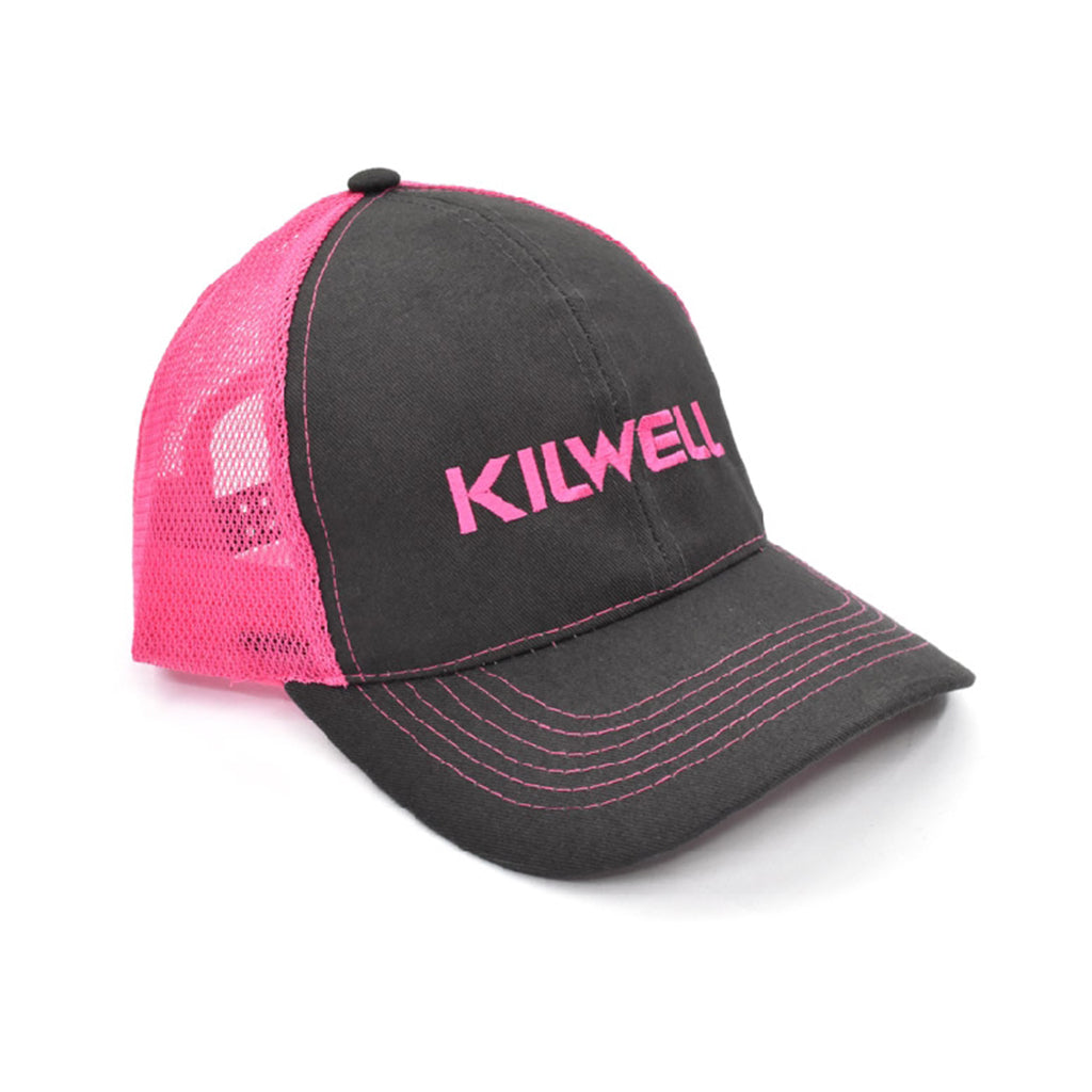 Kilwell Charcoal and Pink Ladies Trucker Cap