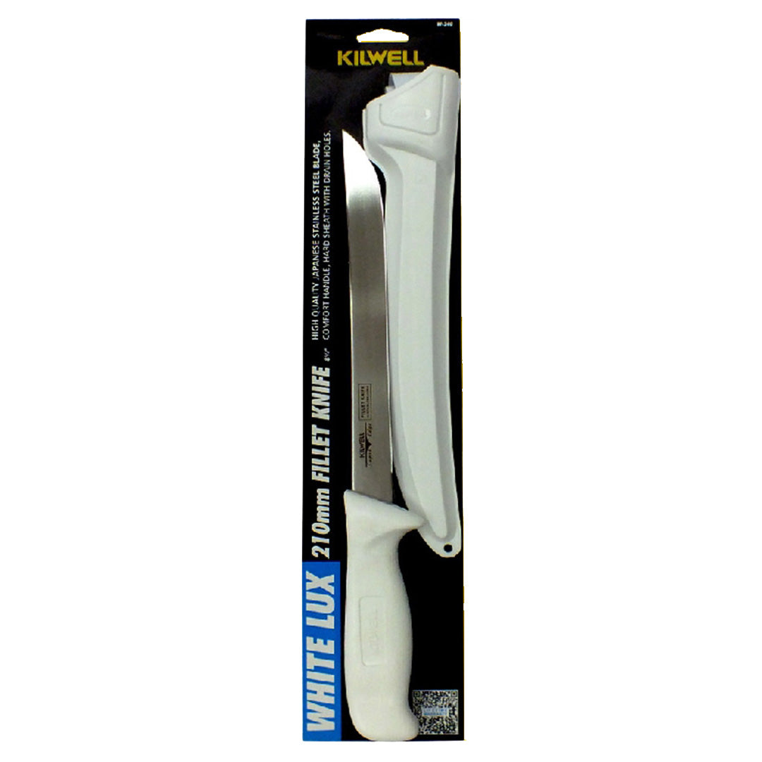 Kilwell Knife Whitelux Fillet - Wide 210mm Blade