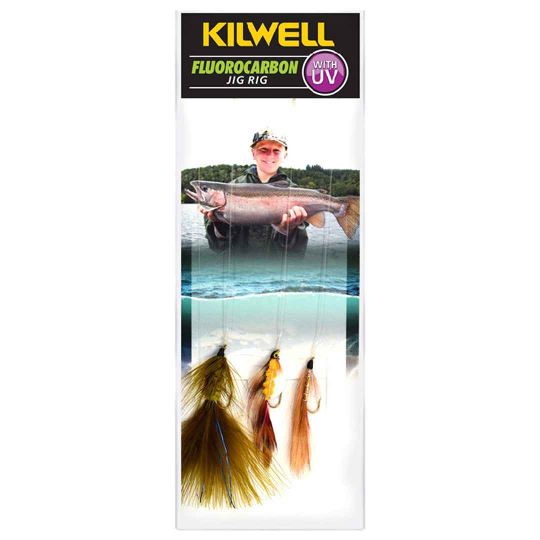 Kilwell Freshwater Jig Rig Mix 4 – Ginger Mick, Parsons Glory, Woolly Bugger NZ