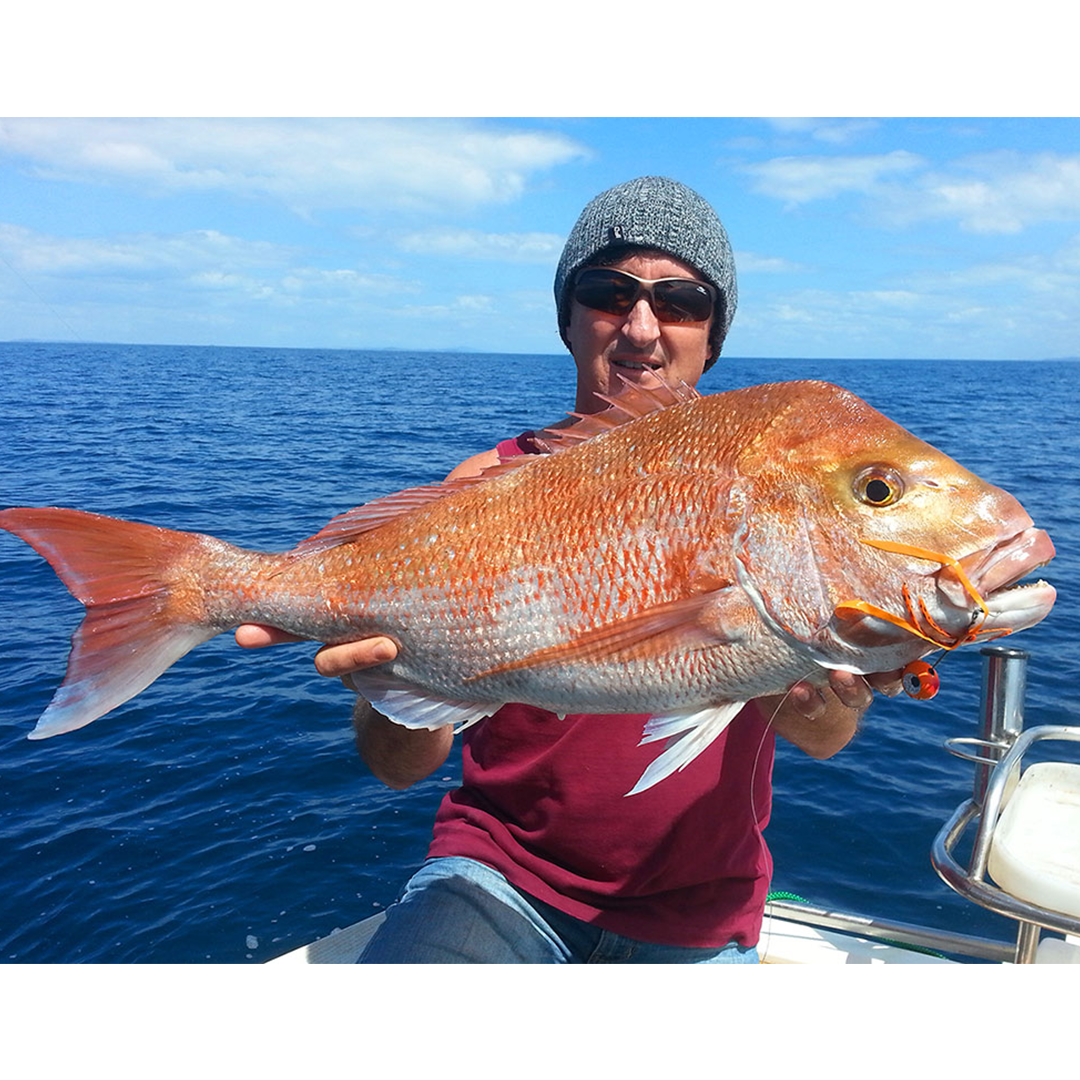Catch Freestyle Kabura Slider Jig - Orange (60 - 150 gram) - LURE ME - Online Fishing Tackle.