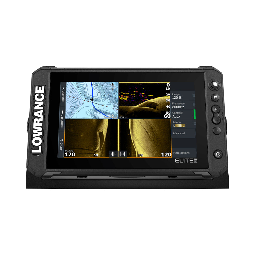 Lowrance-Elite-FS-9-Fish-Finder-GPS-MFD-Combo with C-Map Chart
