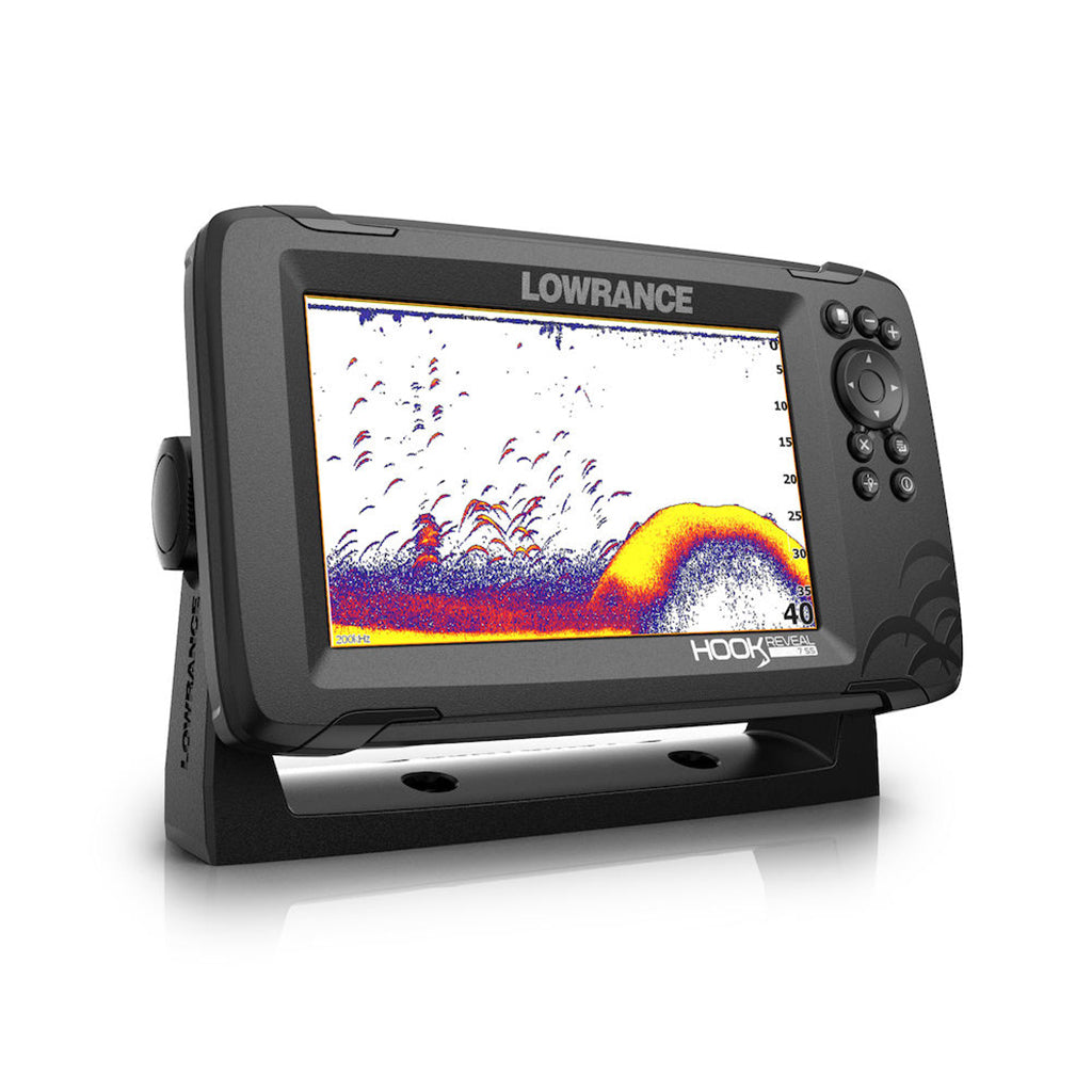 Lowrance Hook Reveal 7 inch fish finder gps mfd