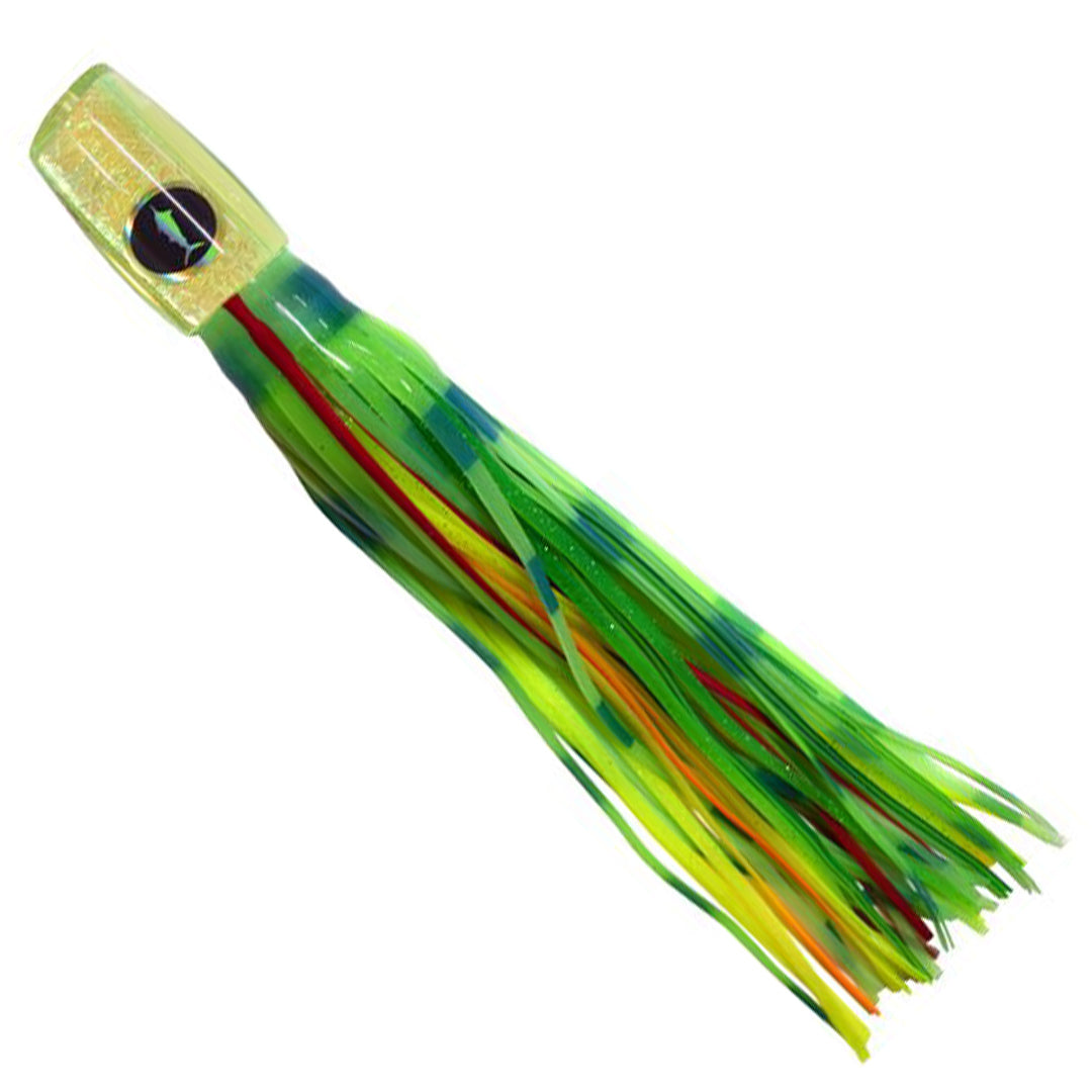 Lumo Green Plunger Bluewater Trolling Skirted Game Fishing Lure